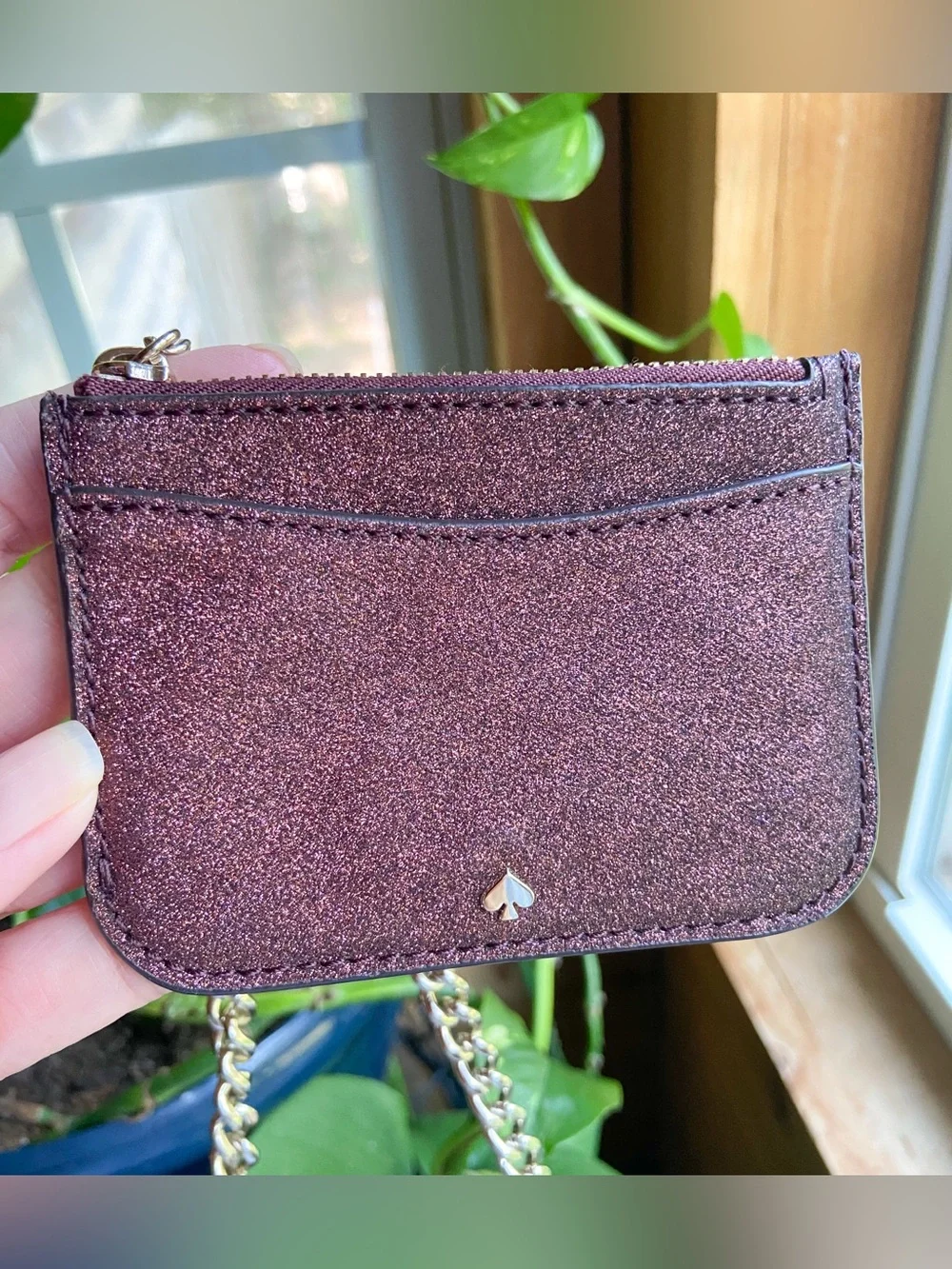 Kate Spade Shimmy Triple 3-in-1 Crossbody Bag Set Rose Gold Glitter NWOT